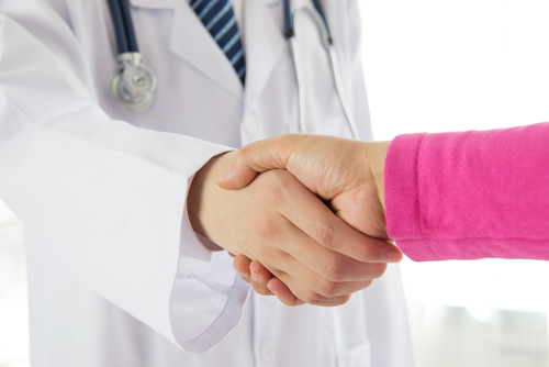 Doctor Shakes Patient's Hand